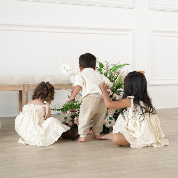 GARDEN LINEN DRESS