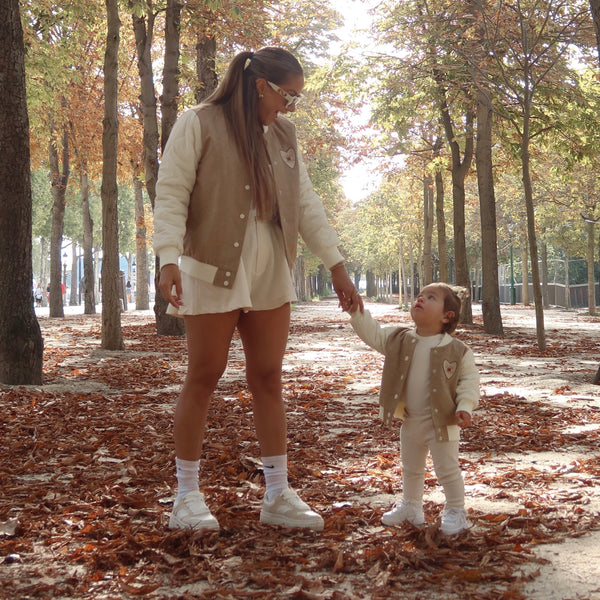 BROWN HONEY VARSITY JACKET