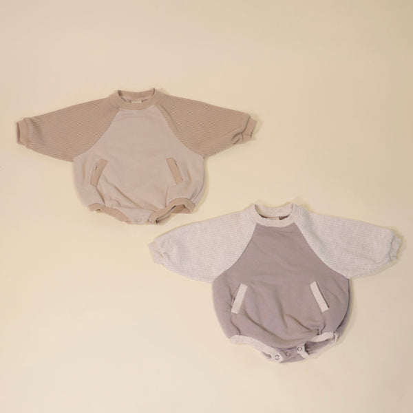 TWO TONE BUBBLE BODYSUIT