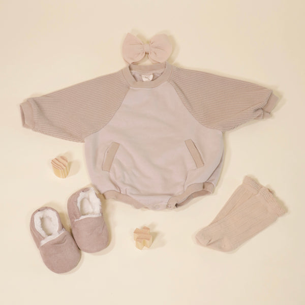 TWO TONE BUBBLE BODYSUIT